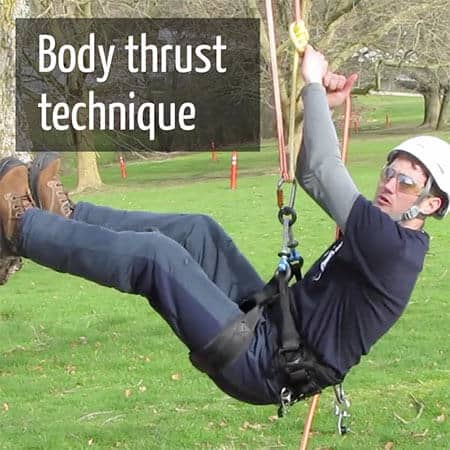 Body thrust technique