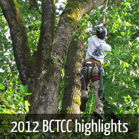 2012 British columbia Tree climbing championships