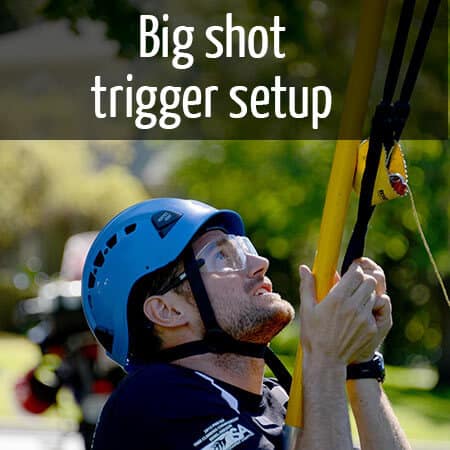 Trigger setup for a 'Big shot'