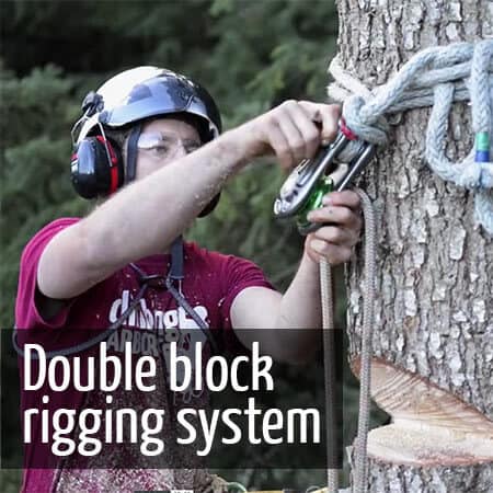 Double block rigging - ClimbingArborist.com