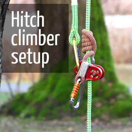 Hitch climber setup