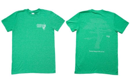 Softstlye Green T-shirt with subtle white print