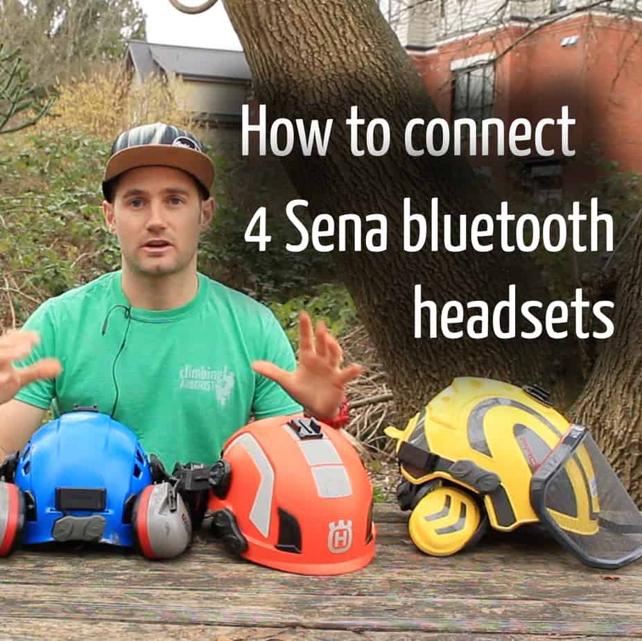 How to connect 4 sena headsets : ClimbingArborist.com