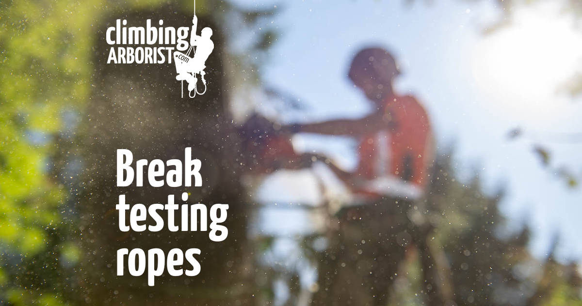 Break testing ropes