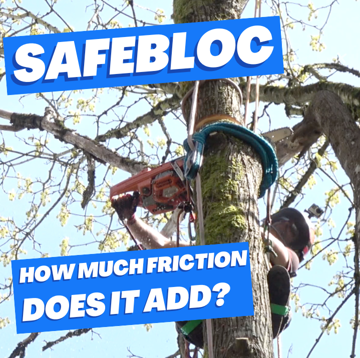 Safebloc testing ClimbingArborist.com